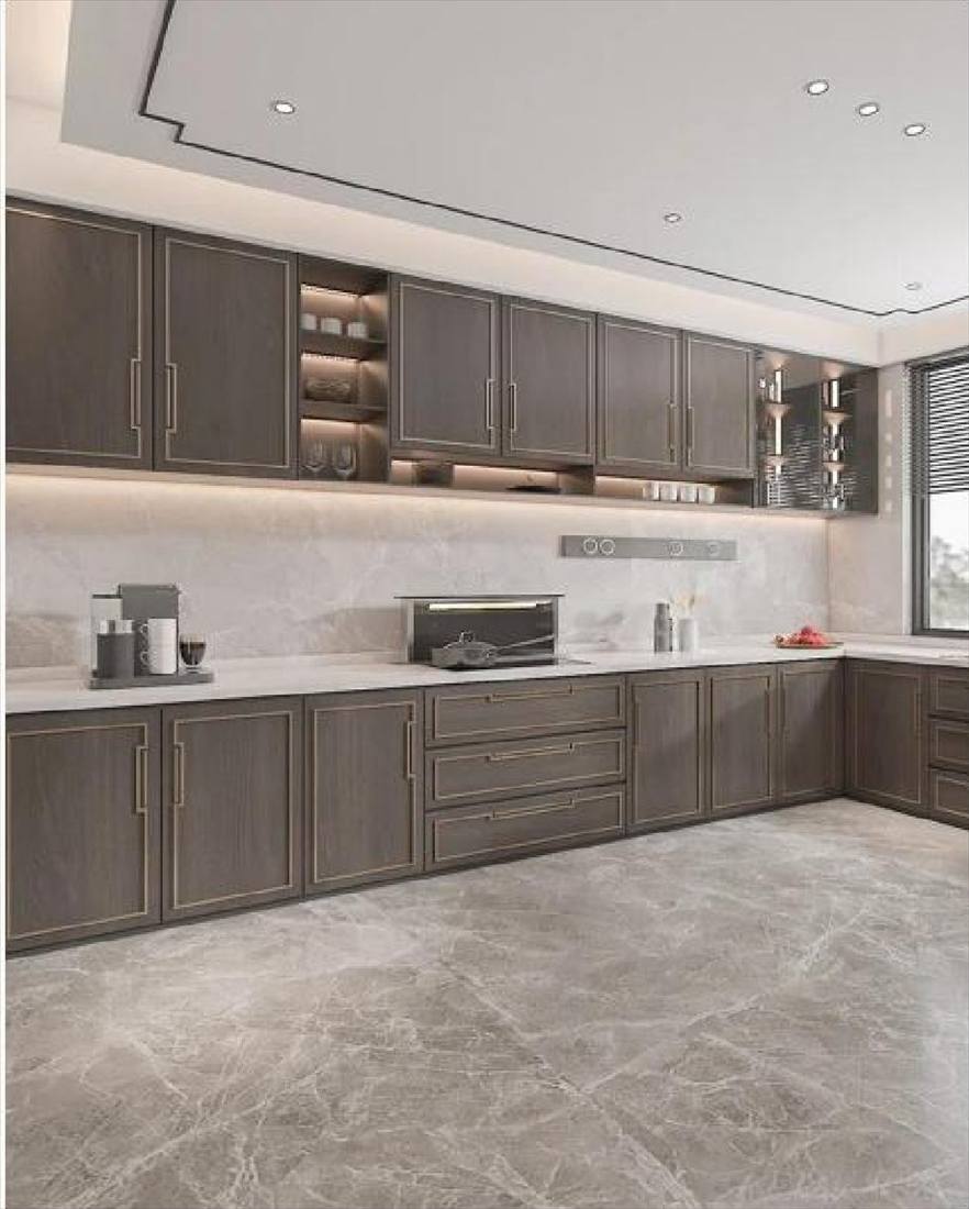 Style G: deep colour kitchen